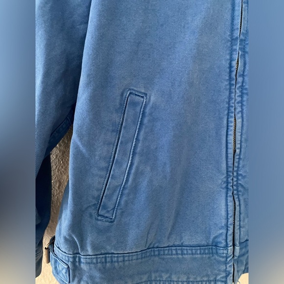 NWT BDG Light Blue Bright Dex Canvas Oversized Workwear Jacket - Picture 5 of 8